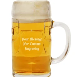 Lederhosen Glass Beer Mug 0.5 Liter -Deals Steinking Store Engraved Lederhosen Glass Beer Mug 0.5 Liter GS200005 52540.1455123845