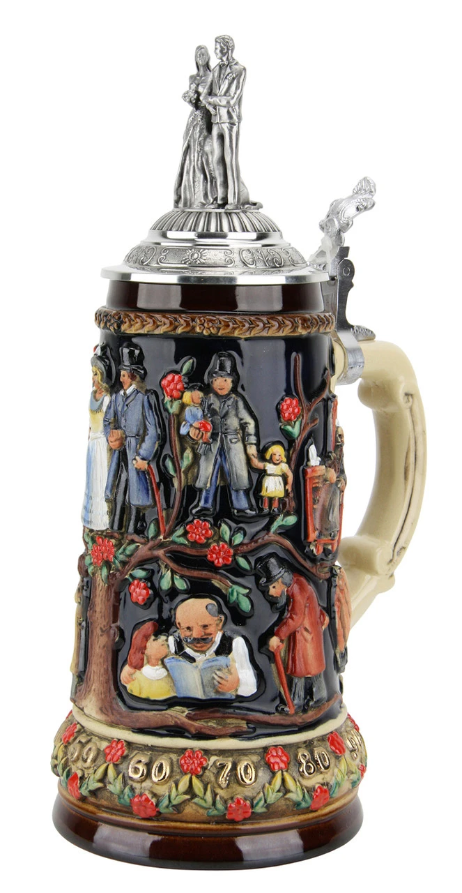 Stein Of Life Wedding Beer Stein | Wedding Couple Lid - Image 5