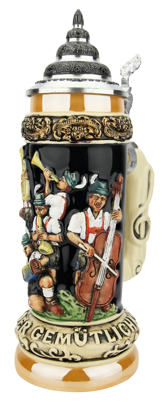Fest Krug Oompah Band Beer Stein 7 Fest Krug Oompah Band Beer Stein - Image 5
