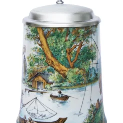 Zimmermann Fisherman Porcelain Beer Stein -Deals Steinking Store Fisherman Porcelain Beer Stein Z9437 FNT SM 14990.1479151982
