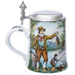 Zimmermann Fisherman Porcelain Beer Stein -Deals Steinking Store Fisherman Porcelain Beer Stein Z9437 LS SM 16681.1479151986