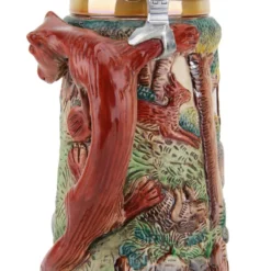 Hunters Joy Fox Handle Beer Stein -Deals Steinking Store Fox Handle Hunter Beer Stein Gold Mulicolor K949C Back SM 96701.1462904894