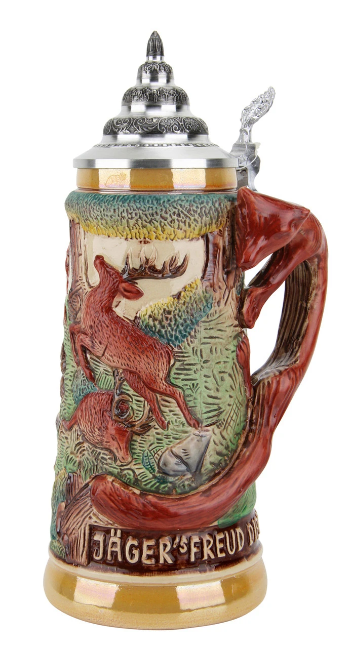 Hunters Joy Fox Handle Beer Stein