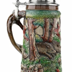 Fox Handle Hunter Beer Stein -Deals Steinking Store Fox Handle Hunter Stein 1 Liter K949B LS SM 39894.1460494939