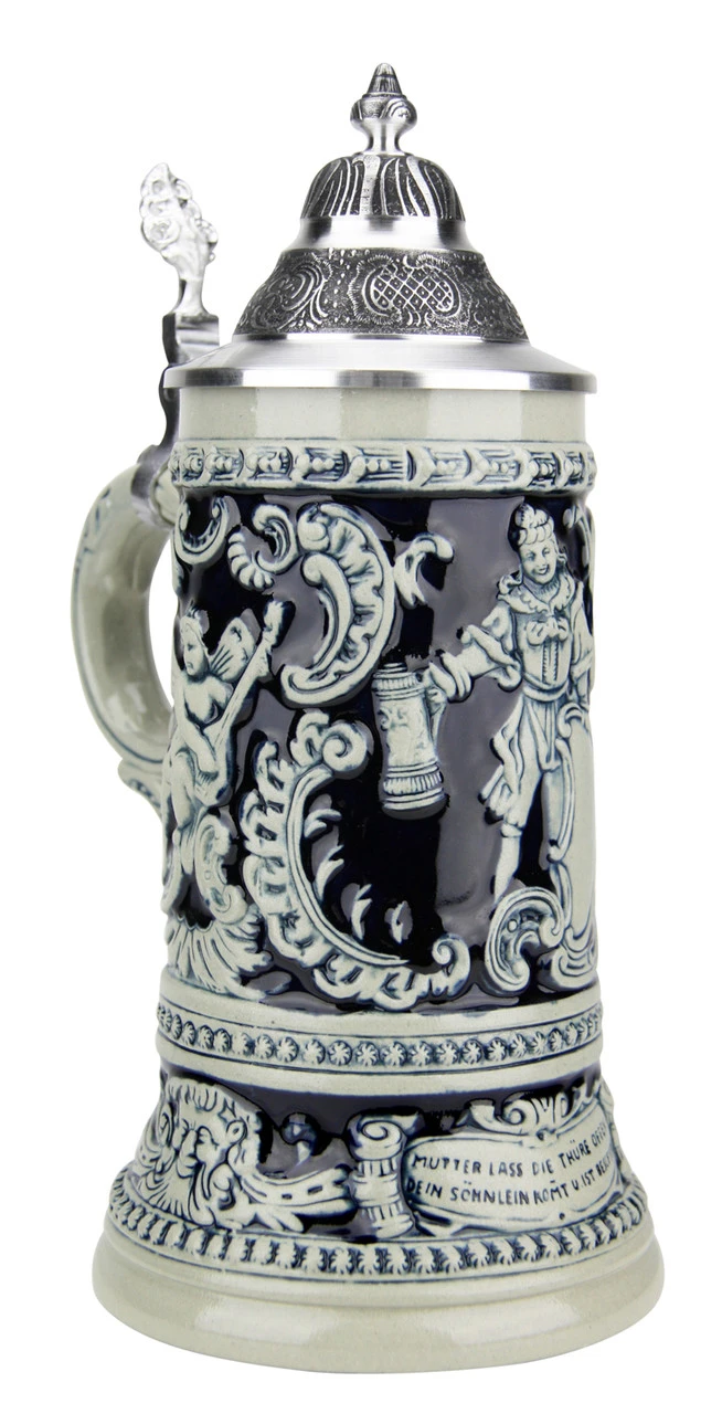 Friedolin | Drunken Student Beer Stein Cobalt 5 Friedolin | Drunken Student Beer Stein Cobalt - Image 3