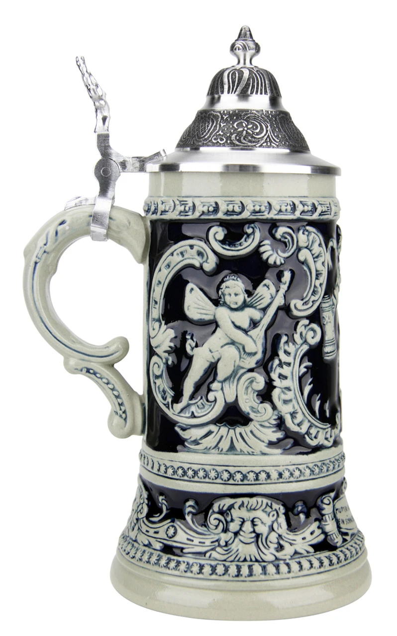 Friedolin | Drunken Student Beer Stein Cobalt 7 Friedolin | Drunken Student Beer Stein Cobalt - Image 5