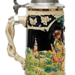Gemuetlichkeit Reproduction German Beer Stein -Deals Steinking Store Gemuetlichkeit Reproduction Beer Stein T2760204 LS SM 02506.1399324431
