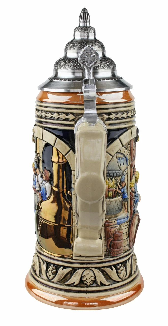 German Purity Law Beer Stein | 500 Year Anniversary German Beer Purity Law Beer Stein Full Color - Image 3