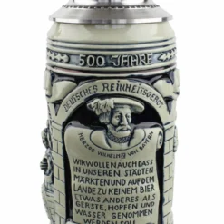 German Beer Purity Law 500 Year Anniversary Beer Stein Cobalt