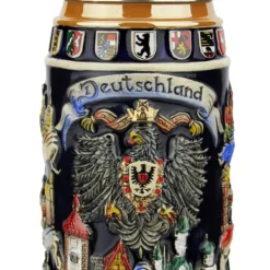 German Cities Beer Stein