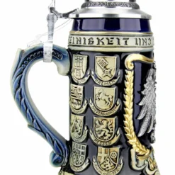 German Eagle Crests Beer Stein Blue -Deals Steinking Store German Eagle Crests Beer Stein Blue ZB1425606EBL LS SM 32287.1527115728