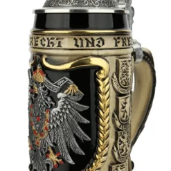 German Eagle Crests Beer Stein With Eagle Lid -Deals Steinking Store German Eagle Crests Beer Stein with Eagle Lid ZB14259001 RA SM 74921.1668721282