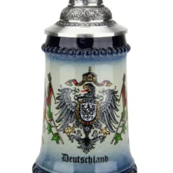 German Eagle And Crown Coat Of Arms Beer Stein | 0.25 Liter -Deals Steinking Store German Eagle and Crown Coat of Arms Beer Stein 0.25 Liter K451BLD25 FNT SM 83606.1554758848