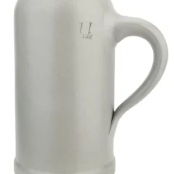 German Stoneware Salt Glaze Beer Mug 1 Liter