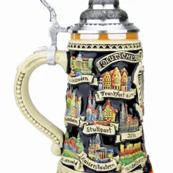 German Traveler Beer Stein | 0.4 Liter -Deals Steinking Store German Traveler Beer Stein 0.4 Liter K609 4 LS SM 31324.1532554386