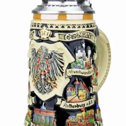 German Traveler Beer Stein | 0.4 Liter -Deals Steinking Store German Traveler Beer Stein 0.4 Liter K609 4 RA SM 03772.1532554386