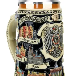 German Traveler Beer Stein