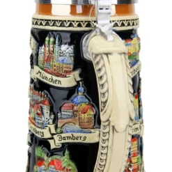 German Traveler Beer Stein 10 German Traveler Beer Stein -Deals Steinking Store German Traveler Beer Stein K609 Back SM 60167.1490044766