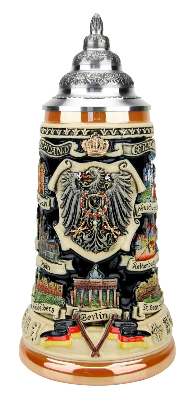 German Traveler Beer Stein 4 German Traveler Beer Stein - Image 2