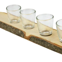 German Wooden Shot Glass Paddle Large