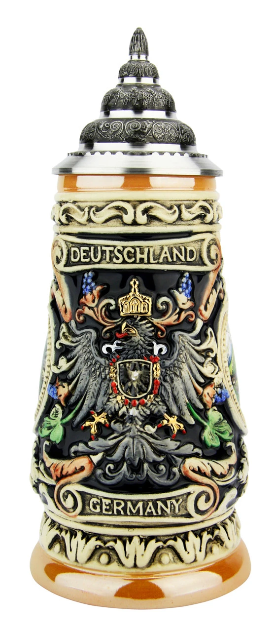 Germany Oberammergau German Beer Stein 3 Germany Oberammergau German Beer Stein