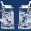 Grizzly Bear And Moose Glass Beer Stein -Deals Steinking Store Glass Grizzly Bear and Moose Beer Stein 5905 30671.1515627589
