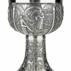 Grape Harvest Pewter Wine Chalice -Deals Steinking Store Grape Harvest Pewter Wine Chalice AS60019 Side1 SM 54763.1511126267