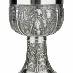 Grape Harvest Pewter Wine Chalice -Deals Steinking Store Grape Harvest Pewter Wine Chalice AS60019 Side3 SM 75755.1511126266