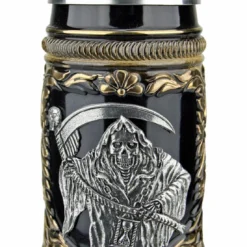 Grimm Reaper Beer Stein With Skull Lid