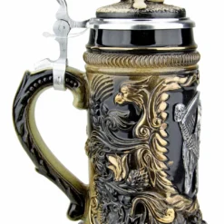 Grimm Reaper Beer Stein With Skull Lid -Deals Steinking Store Grimm Reaper Beer Stein ZB14239010 LS SM 98666.1695503246