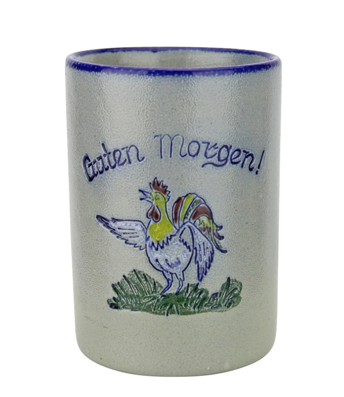 Guten Morgen | Good Morning Rooster Salt Glaze Coffee Cup