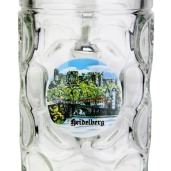 Deals Steinking Store 30 Heidelberg Dimpled Oktoberfest Glass Beer Mug 1 Liter