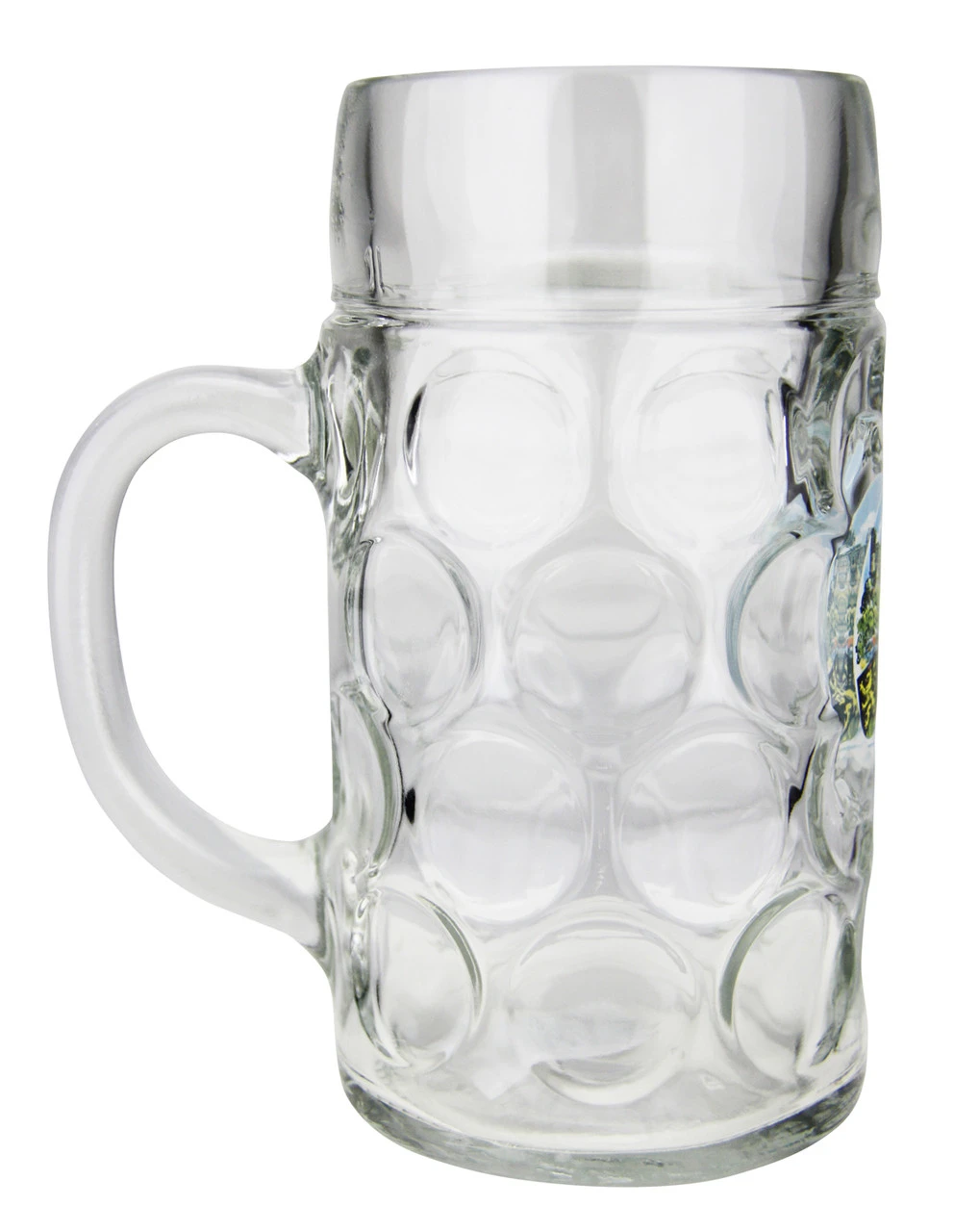 Heidelberg Dimpled Oktoberfest Glass Beer Mug 1 Liter - Image 2