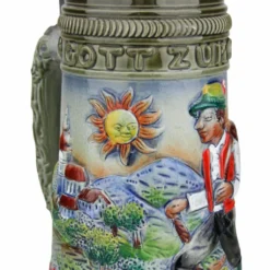 Hiker Beer Stein | 1 Liter -Deals Steinking Store Hiker Beer Stein 1 Liter K3016SG LA SM 35989.1527121172