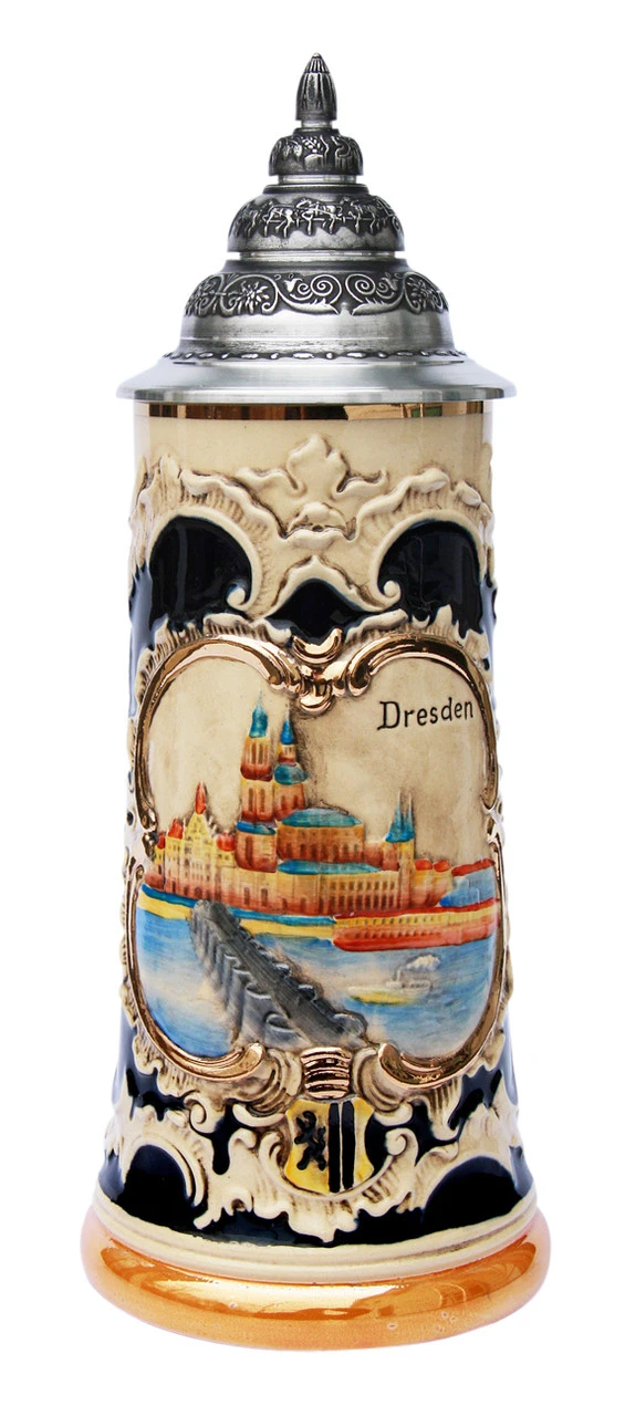 Historical Dresden Beer Stein 4 Historical Dresden Beer Stein - Image 2