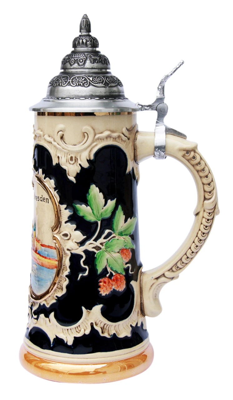 Historical Dresden Beer Stein 3 Historical Dresden Beer Stein