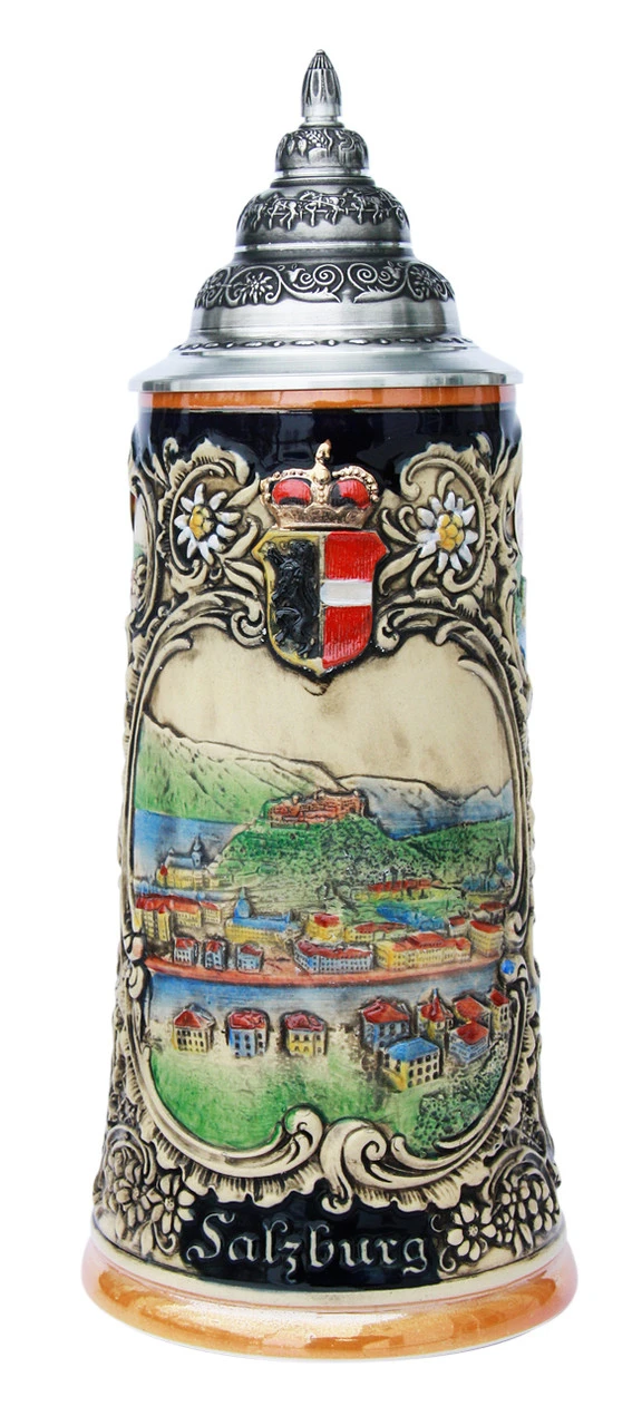 Historical Salzburg Beer Stein 4 Historical Salzburg Beer Stein - Image 2