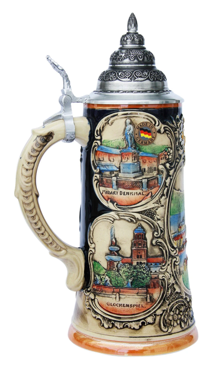 Historical Salzburg Beer Stein 3 Historical Salzburg Beer Stein