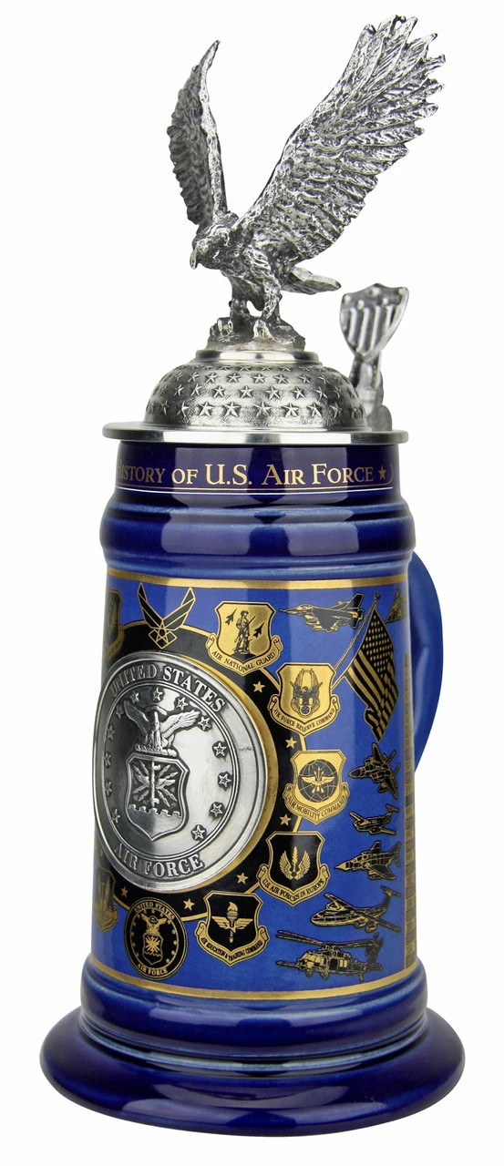History Of The U.S. Air Force Beer Stein 3 History Of The U.S. Air Force Beer Stein