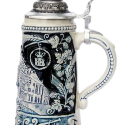 Hofbrauhaus Munich Brewery Beer Stein Cobalt