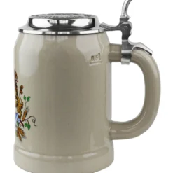 Hofbrauhaus 0.5 Liter Stoneware Beer Stein With HB Lid -Deals Steinking Store Hofbrauhaus 0.5 Liter Stoneware Beer Stein with HB Lid KHB1000057 RS SM 52574.1458334844