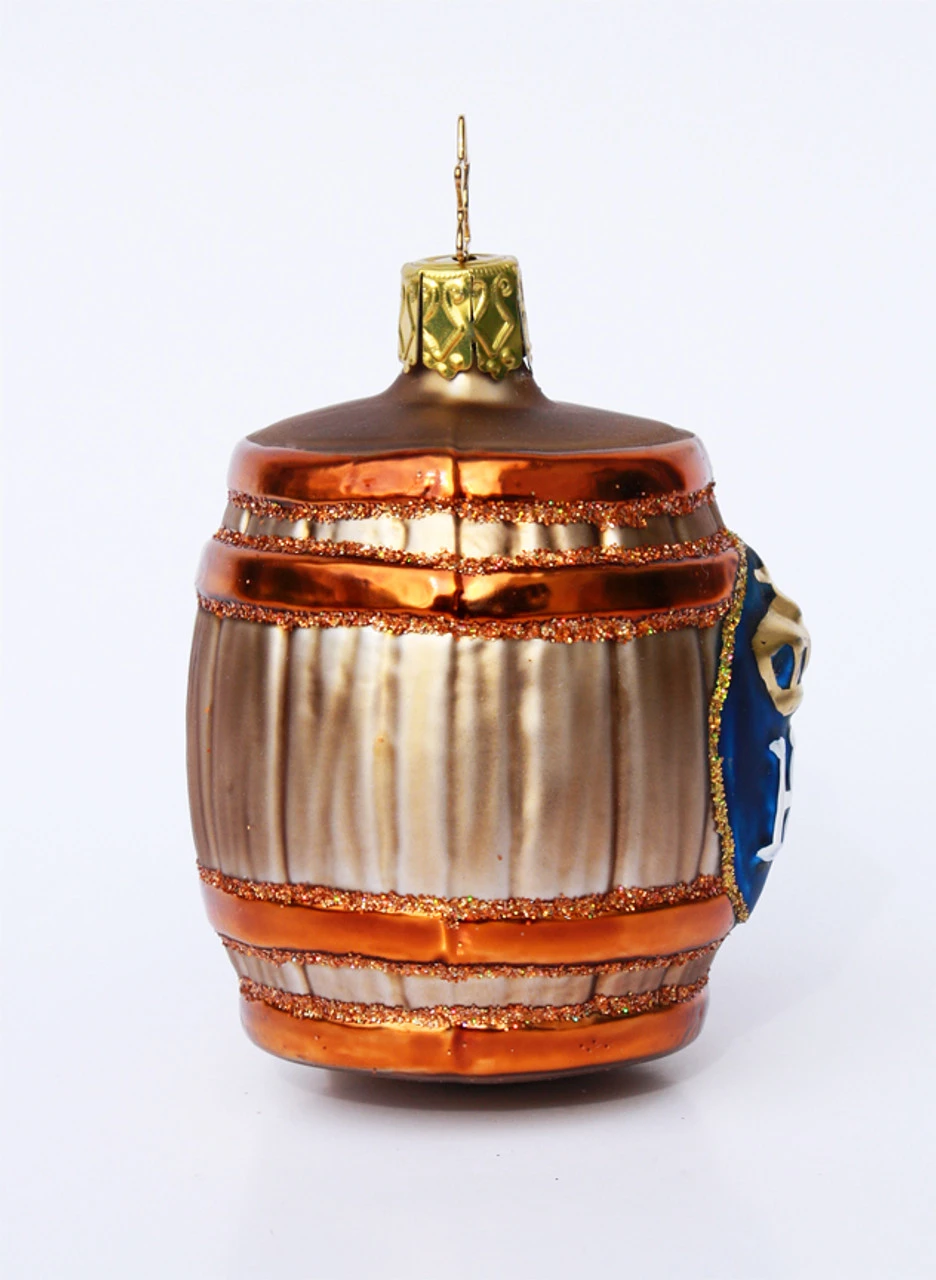 Hofbrauhaus HB Keg Glass Christmas Ornament 4 Hofbrauhaus HB Keg Glass Christmas Ornament - Image 2