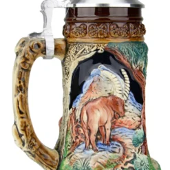 Horse Wildlife Grotto Beer Stein 9 Horse Wildlife Grotto Beer Stein -Deals Steinking Store Horse Wildlife Grotto Beer Stein K335BP LS SM 19502.1547174885
