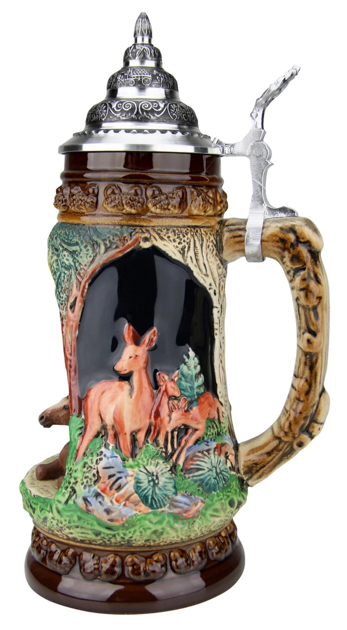 Horse Wildlife Grotto Beer Stein 6 Horse Wildlife Grotto Beer Stein - Image 4