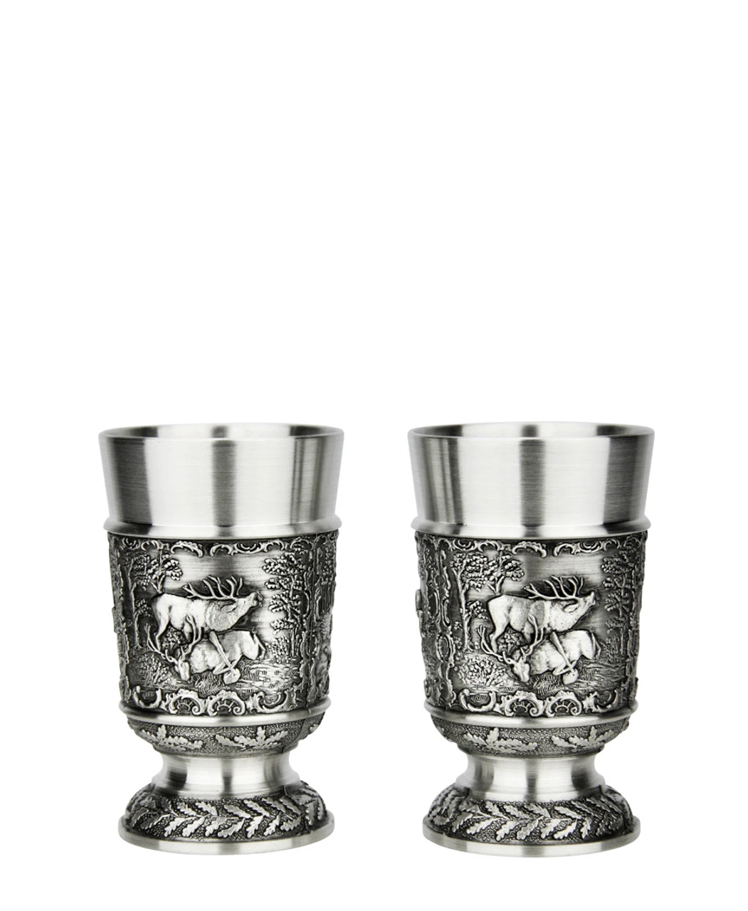 Hunter Pewter Shot Cup 1 Oz | Set Of 2