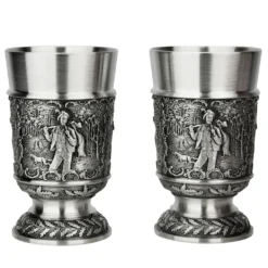 Hunter Pewter Shot Cup 1 Oz | Set Of 2 -Deals Steinking Store Hunter Pewter Shot Cup 1 oz Set of 2 AS12402 Hunter SM 33313.1679781604