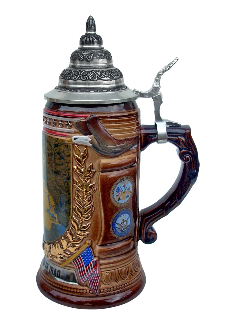 Iraq Commemorative Beer Stein 4 Iraq Commemorative Beer Stein - Image 2