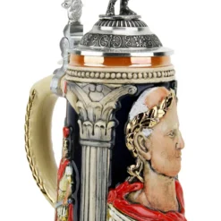Italian Emperor Imperator Caeser Beer Stein | Legionnaire Lid -Deals Steinking Store Italian Emperor Imperator Caeser Beer Stein Legionnaire Lid K313IL LA SM 75398.1461695089