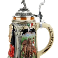 Italian Emperor Imperator Caeser Beer Stein | Legionnaire Lid -Deals Steinking Store Italian Emperor Imperator Caeser Beer Stein Legionnaire Lid K313IL RS SM 25302.1461695133