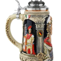 Italian Emperor Imperator Caeser Beer Stein -Deals Steinking Store Italian Imperator Beer Stein K313I LS SM 61588.1458158868
